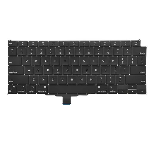 Keyboard for MacBook Air A2337 (M1, 2020) | US/UK Layout | Replacement Keypad | EMC 3598 Keyboard for MacBook Air A2337 (M1, 2020) | US/UK Layout | Replacement Keypad | EMC 3598